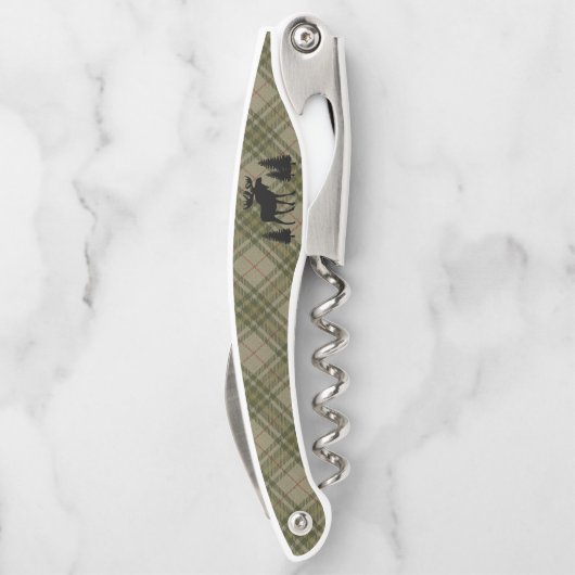 Gezinscabine Moose Pine Trees Sage Green Play Kurkentrekker (Achterkant)