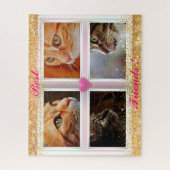 Gezinscatten Populaire cadeaus Legpuzzel (Verticaal)