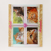 Gezinscatten Populaire cadeaus Legpuzzel (Verticaal)