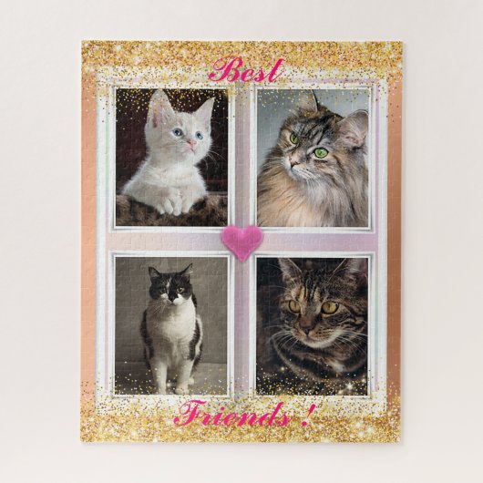 Gezinscatten Populaire cadeaus Legpuzzel (Verticaal)