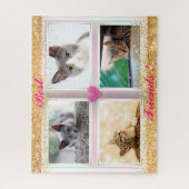 Gezinscatten Populaire cadeaus Legpuzzel (Verticaal)