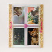 Gezinscatten Populaire cadeaus Legpuzzel (Verticaal)