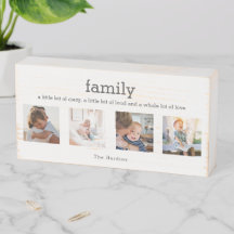 Gezinscitaat Hele partij Liefde Foto Collage