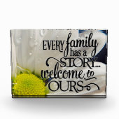 Gezinscitaat met Daisy Fotoblokken (Voorkant)