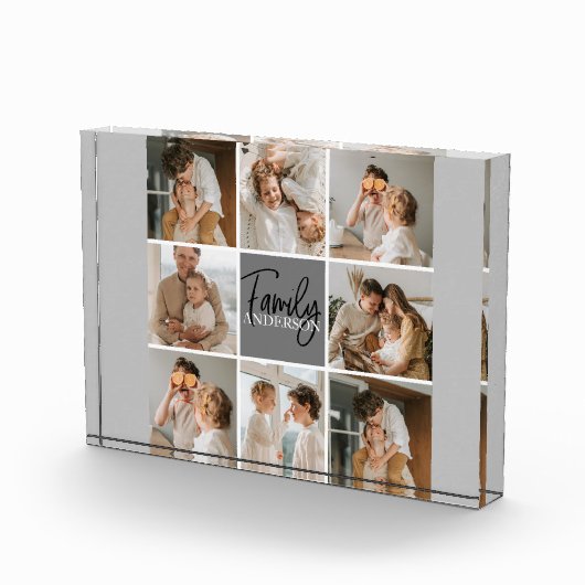 GezinsCollage Foto en persoonlijke grijscadeautjes (Rechts)