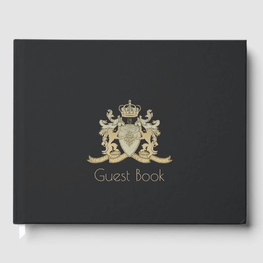 Gezinscrest Guest Book Gastenboek (Voorkant)
