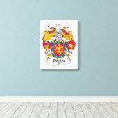 Gezinscrest van Borges Canvas Afdruk (Insitu (Houten vloer))