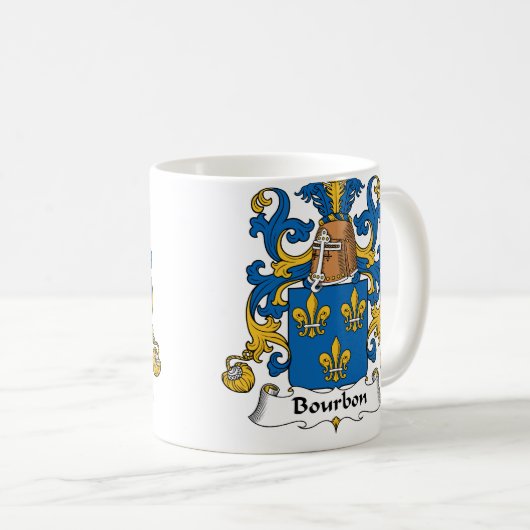 gezinscrest van Bourbon Koffiemok (Voorkant rechts)