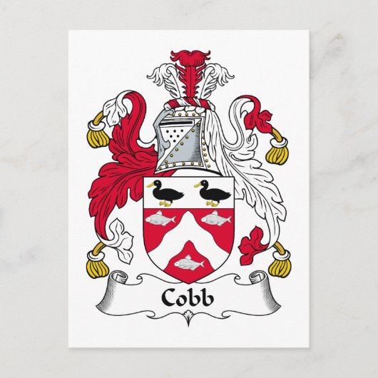 gezinscrest van Cobb Briefkaart (Voorkant)