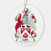 gezinscrest van Cobb Keramisch Ornament (Links)
