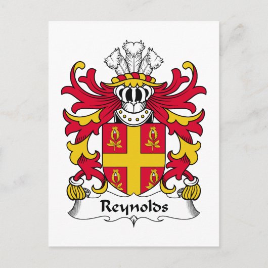 gezinscrest van Reynolds Briefkaart (Voorkant)