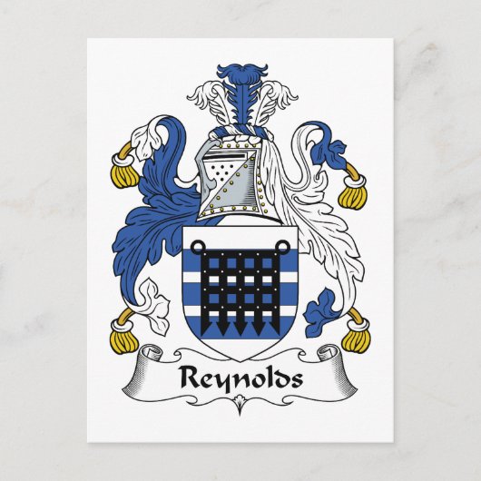 gezinscrest van Reynolds Briefkaart (Voorkant)
