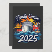 Gezinscruise 2025 Gezinsmatchende bemanningsschip Aankondiging (Voorkant / Achterkant)