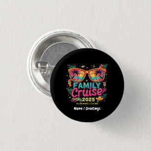 Gezinscruise 2025 Herinneringen Maken Samen Ronde Button 3,2 Cm