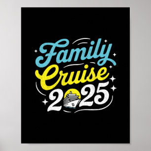 Gezinscruise 2025 Overeenkomstige vakantiegroep Fa Poster