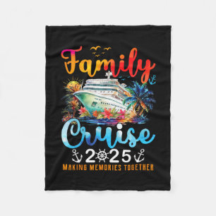 Gezinscruise 2025 Vakantietrip Familie Matching S Fleece Deken