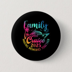 Gezinscruise 2025 Zomer Vakantie Matchende Familie Ronde Button 5,7 Cm