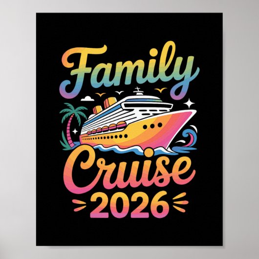 Gezinscruise 2026 1 poster (Voorkant)