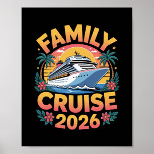 Gezinscruise 2026 Cruise Vakantie Matching Poster