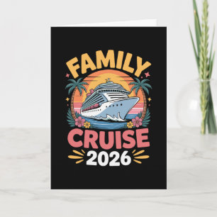 Gezinscruise 2026 Grappige cruise Kaart