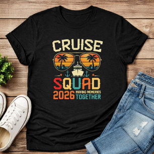 Gezinscruise 2026 Overeenkomen Cruise Squad Vakant T-shirt