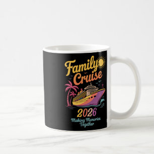 Gezinscruise 2026 Tie Dye Gezins Matching Vakantie Koffiemok