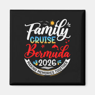 Gezinscruise Bermuda 2026 Zomer Vakantie Matching Magneet