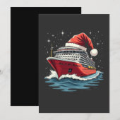 Gezinscruise Cruiseschip Kerst Kaart (Voorkant / Achterkant)