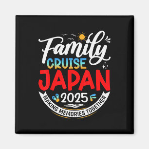 Gezinscruise Japan 2025 Overeenkomstige gezinsvaka Magneet