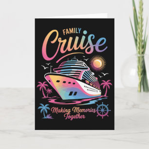 Gezinscruise maakt herinneringen samen Cruise Trip Kaart