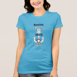 Gezinscruise Vakantie Ankers Zeilen Nautisch T-shirt