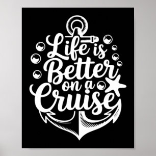 Gezinscruise Vakantie Passende Koppel Poster