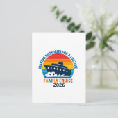 Gezinscruisevakantie Briefkaart (Staand voorkant)