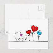 Gezinsdeel Briefkaart (Voorkant / Achterkant)