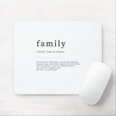 gezinsdefinitie dictionary Art Print Quottes Muismat (Met muis)