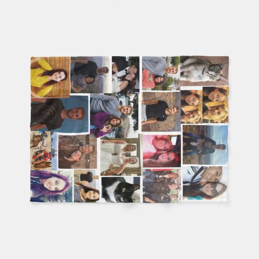 Gezinsdeken Fleece Deken (Voorkant (Horizontaal))