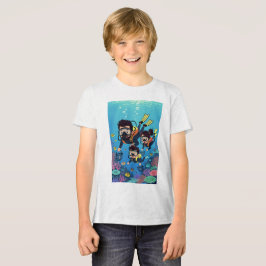 Gezinsduiken Plezierig Tri-Blend Shirt