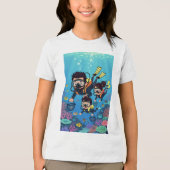 Gezinsduiken Plezierig Tri-Blend Shirt (Voorkant)