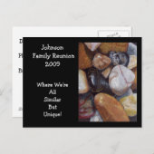 GEZINSEERDE BRIEFKAARTEN VAN REUNION 2009 (Voorkant / Achterkant)