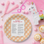 Gezinsfavoriete recept - Pie Papieren Bordje (Feest)