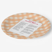 Gezinsfavoriete recept - Pie Papieren Bordje (Gekanteld)