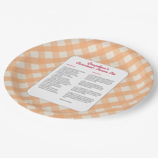 Gezinsfavoriete recept - Pie Papieren Bordje (Gekanteld)
