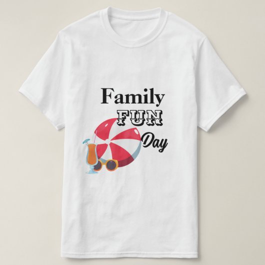 Gezinsfeesten Dag T-shirt (Design voorkant)