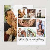 Gezinsfoto collage reünie perfecte cadeau (Voorkant / Achterkant)