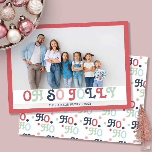 Gezinsfoto feestelijke kerst feestdagenkaart