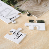 Gezinsfoto Gepersonaliseerd Beste hond ooit jigzaa Legpuzzel (Zijkant)