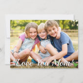 Gezinsfoto, Happy Moederdag Kaart (Voorkant)