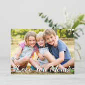 Gezinsfoto, Happy Moederdag Kaart (Staand voorkant)