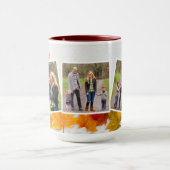 Gezinsfoto: prachtige lederen Thanksgiving Mok (Midden)