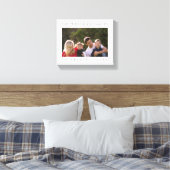 Gezinsfoto Wit Canvas Afdruk (Insitu (Slaapkamer))